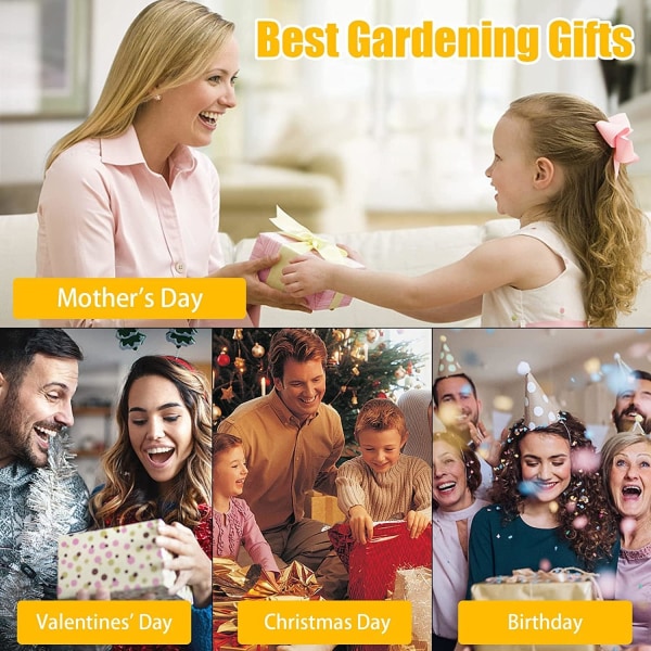Långa trädgårdshandskar för kvinnor, ovanliga trädgårdspresenter till kvinnors mamma, personlig morsdagspresent