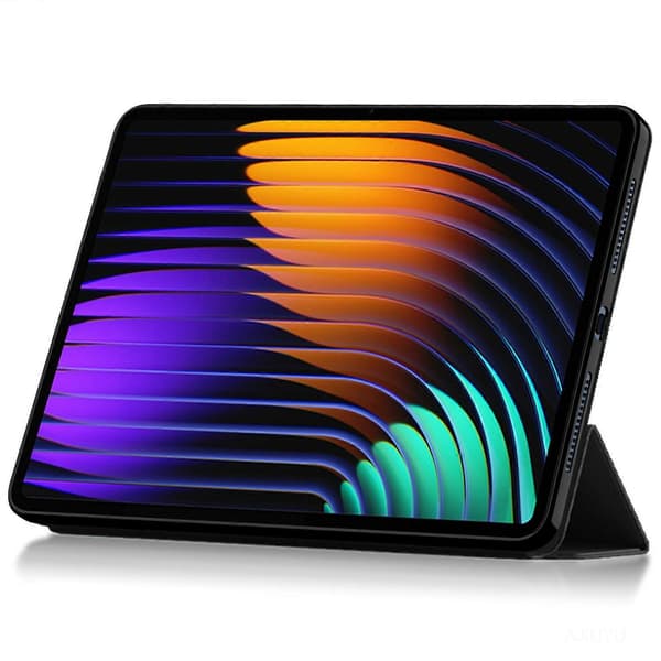 Til Xiaomi Pad 7 Etui PU Læder TPU Bagside Trifold Stand Tablet Cover Auto Vågn/Sov