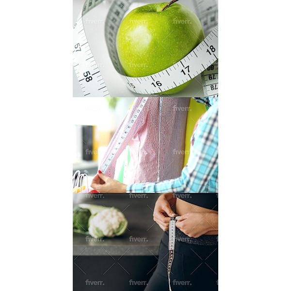 Dobbeltsidet blødt målebånd til kroppen, 60 tommer / 150 cm hvidt og sort