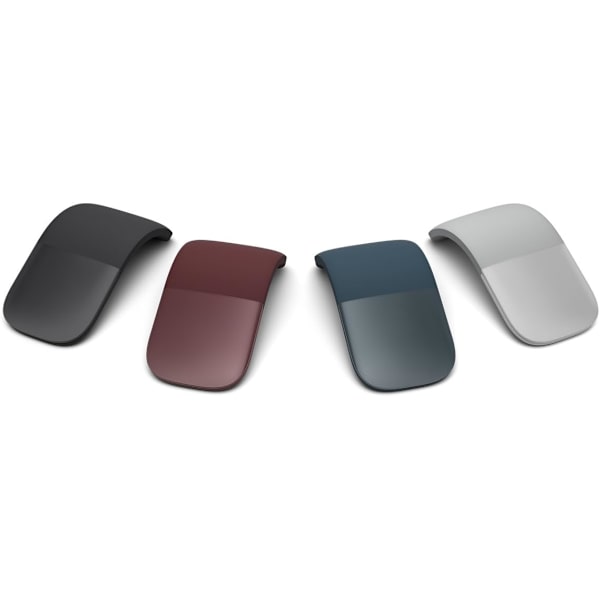 Mus - Sort. Stilfuldt, ergonomisk design, slank og let, Bluetooth-mus til pc/laptop, stationær til Windows/Mac-computer
