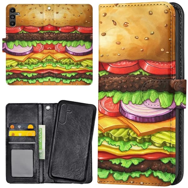 Samsung Galaxy A37 5G - Lommebokveske/deksel Hamburger