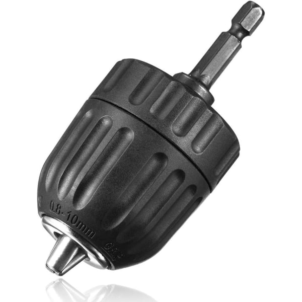 0,8-10 mm nøglefri borepatronadapter 3/8-24UNF monteringstråd slagpatronkonverter