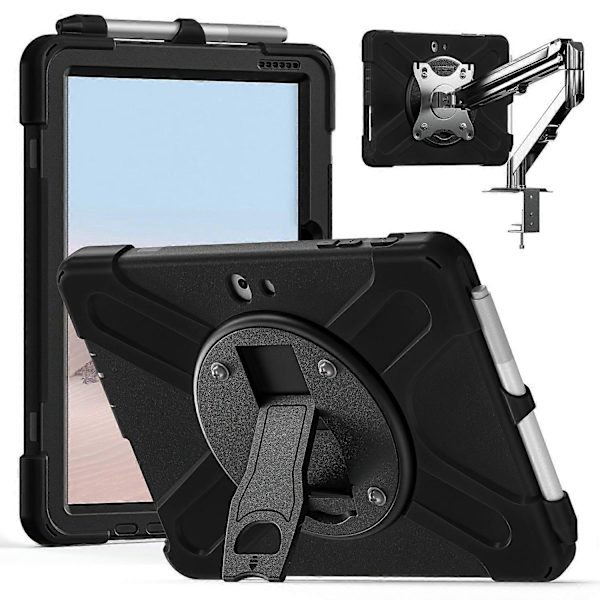 Ställfodral för Microsoft Surface Go 4/3/2 10,5 tum/Surface Go PC+Silikon Tablet Skydd