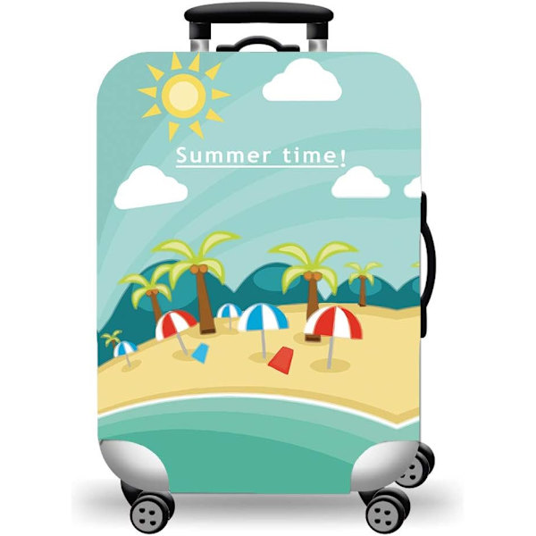 Rejsetaskebeskyttelse til bagagekuffert, der passer til 18-32 tommer bagage Beach XL