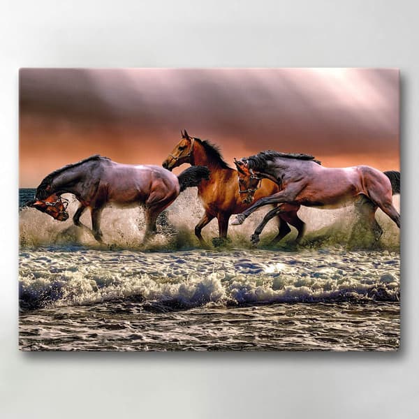 Lerret / Maleri - Hest - 40x30 cm - Lerret