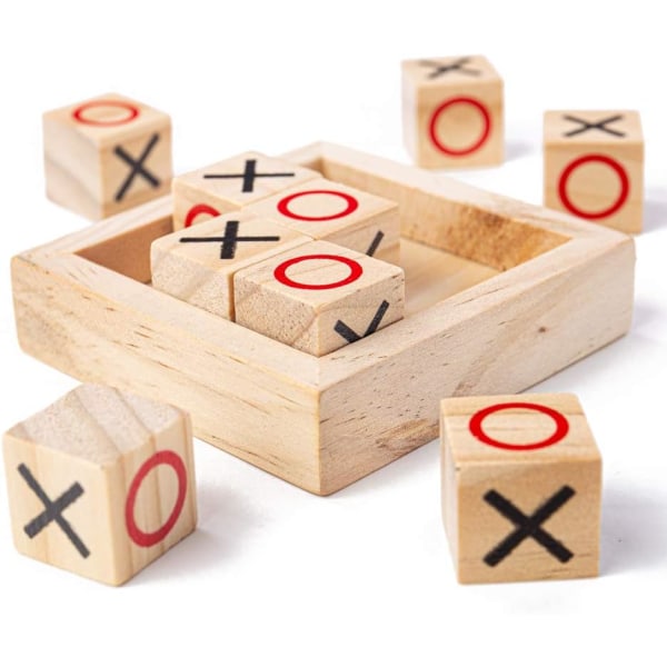 Toys Mini Game - Resevänligt Tic Tac Toe-spel , Resespel , Brädspel för familjer , Barnspel