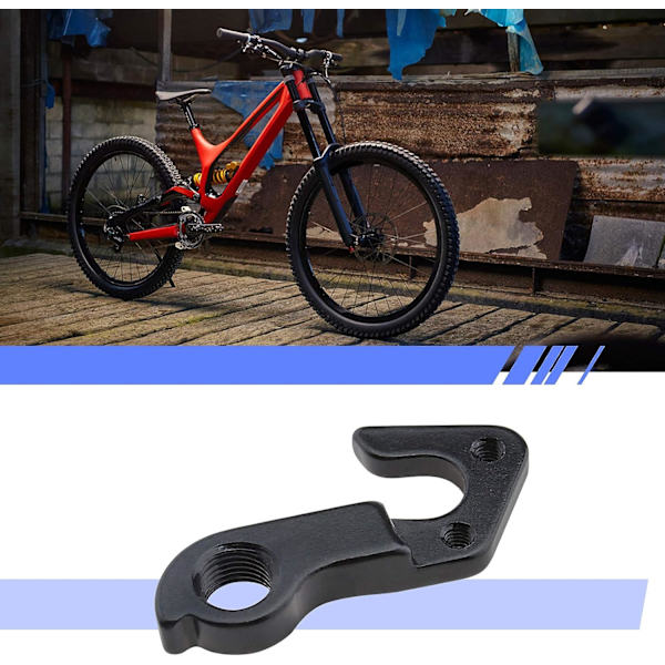 2-pack cykel bakre växel, växelöron krok svart aluminium bakre krok
