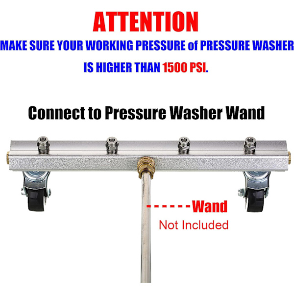 Undervognsvasker, undervognsvask, 4000 PSI (33cm)