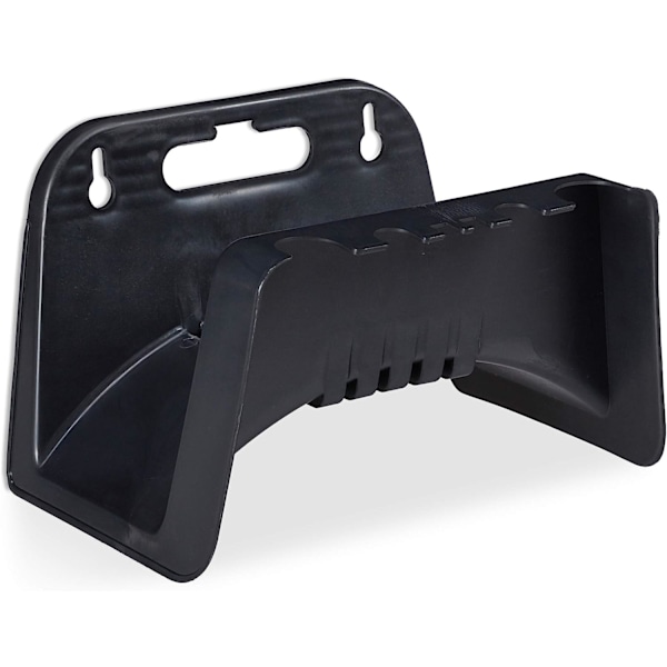 Holder, Veggmontert Plast, Oppheng for Hageslange, Svart 10025545
