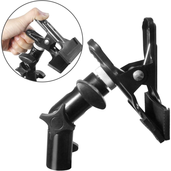 1PAKKE med paraplyreflektorholder, hunnskrue-adaptertråd i messing og 5/8\" lysstativfeste for reflektor