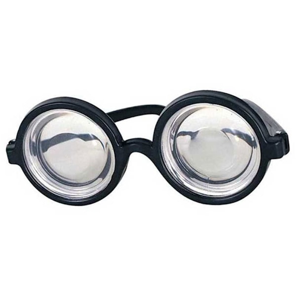 Briller geek, svart, barneglass, sympatiske seler, spesial, karneval, temafest, utkledning, tilbehør
