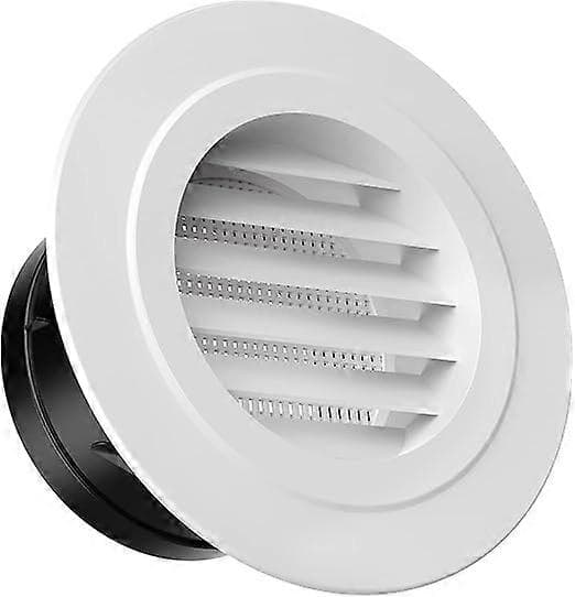 100 mm ventilationsudtag med beskyttelsesgitter - ABS (?100 mm)