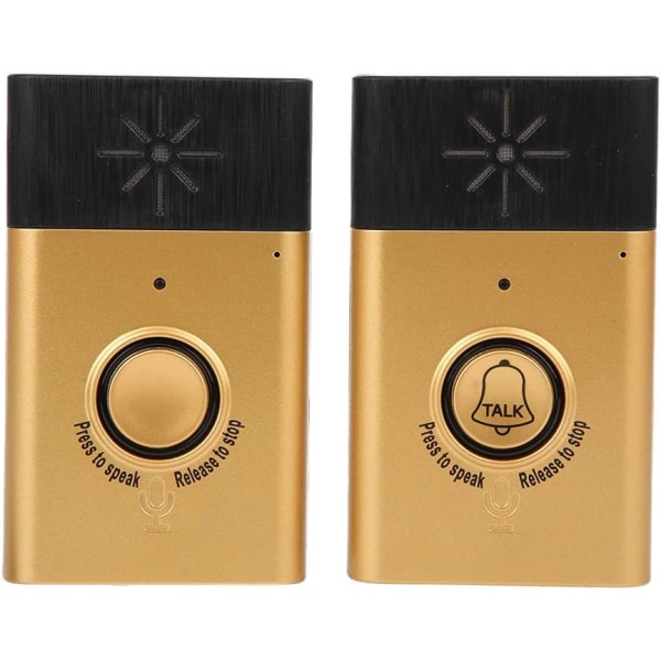 Tvåvägs intercom trådlös dörrklocka ringsignal utbytbart säkerhetsdörrklocka intercom kit