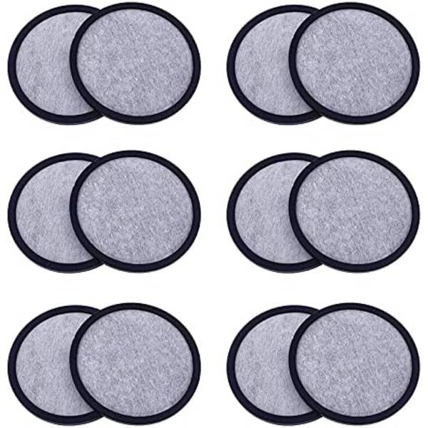 12-pakning kaffemaskin erstatning med trekull vannfilter disk