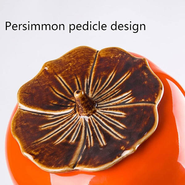 Persimmon Ruyi Ashtray, flygsäker askkopp med lock, används för hem vardagsrum soffbord