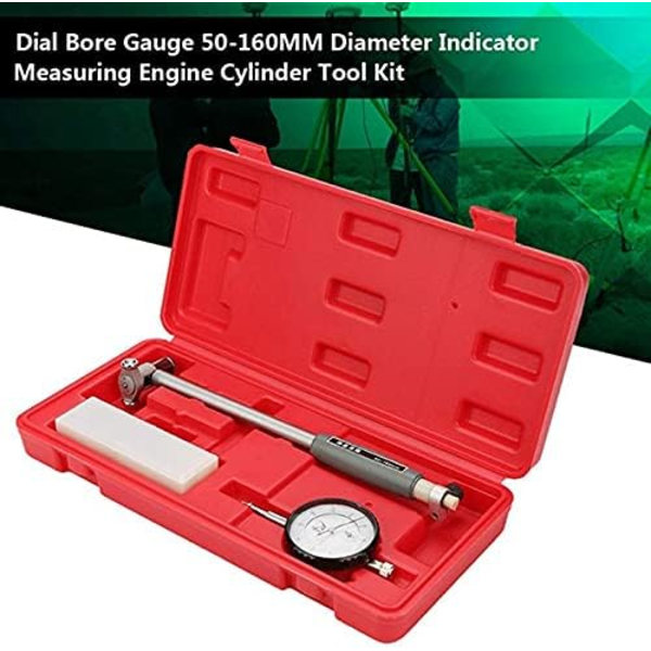 Dial Bore Gauge 50-160mm 0,01mm Præcision Balance Hulindikator Motor Cylinder Mikrometer Måleinstrument Tester Værktøj