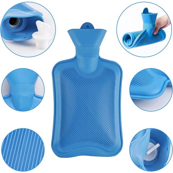 Varmvattenflaska - Härlig varmvattenflaska för smärtlindring, nacke och axlar