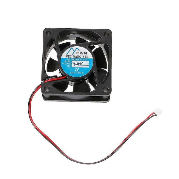 60mm60mm25mm För Dc 12v 24v 2-pin Kylare Borstlös Pc Cpu För Chassi Kylfläkt
