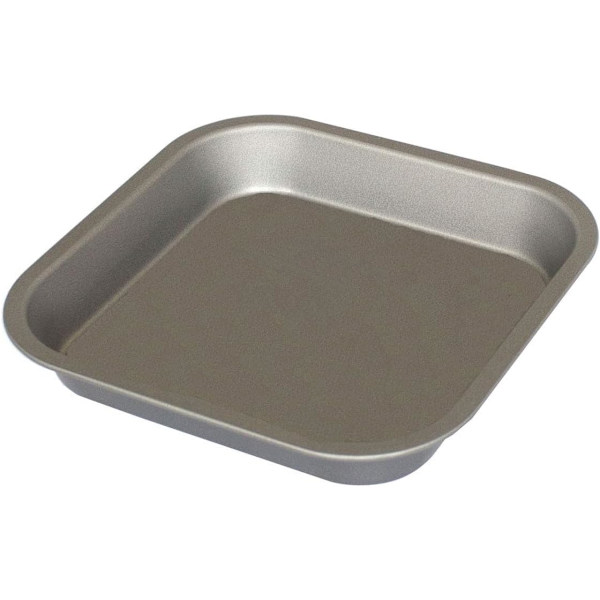 8\" (20cm) Non Stick Twin Pack Square Sandwich Birthday Brownie Cake Tin Pan