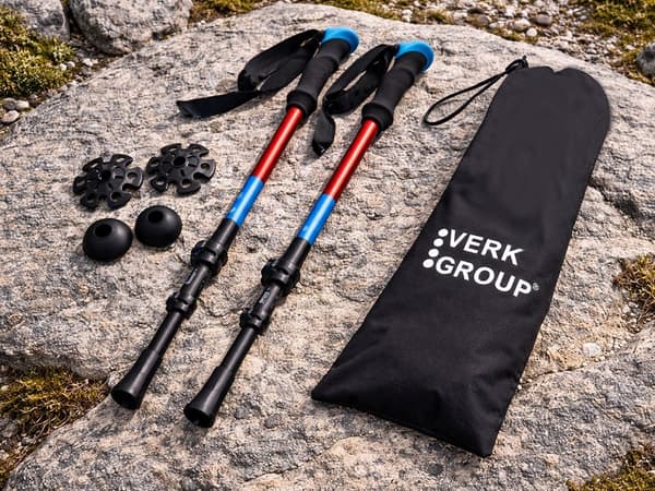 Kävelysauvat, nordic walking -tarvikkeet red