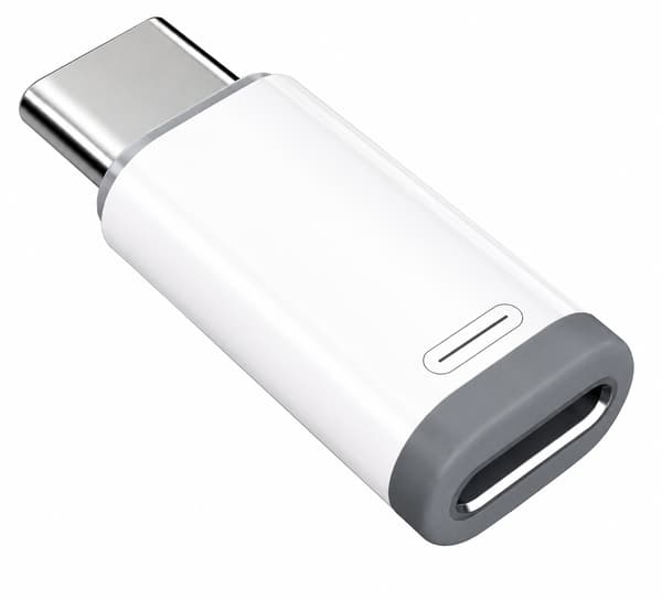 USB-C–Lightning-adapteri, yhteensopiva iPhonen, iPadin ja MacBookin kanssa