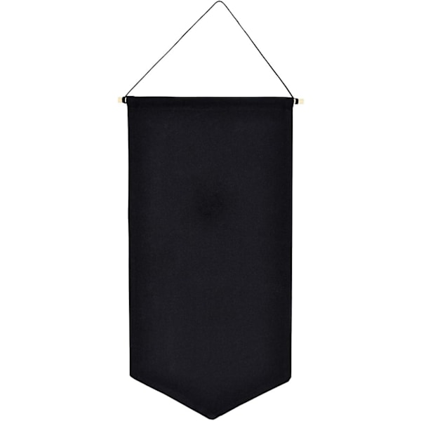 Vægophængt brochepin-arrangør - Pin-display vimpelbanner M black M