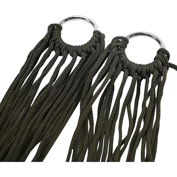 Army Grøn Nylon Mini Rejse Hængekøje til Camping eller Have