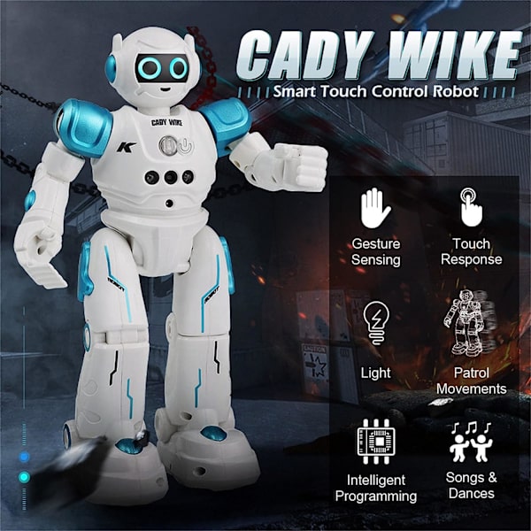 Robotlegetøj, gestussensor fjernbetjening robot, smart intelligent programmerbare robotter