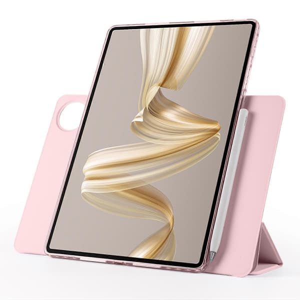 For Huawei MatePad Pro 12.2 (2024) Deksel Sammenleggbart Stativ Magnetisk Lær Tablet Cover