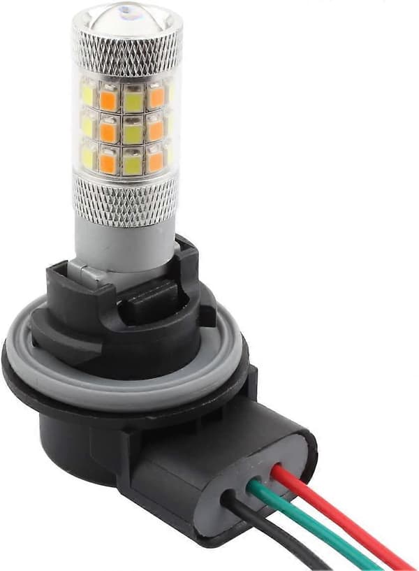 3157 T25 Glödlampssocklar Hona Adapter för Bilbromsljuslampor (2-pack) 2 Flikar