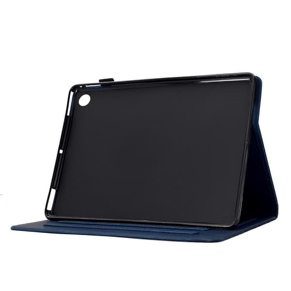 Til Samsung Galaxy Tab A9 Etui Katte Præget PU Læder Kort Slots Tablet Cover