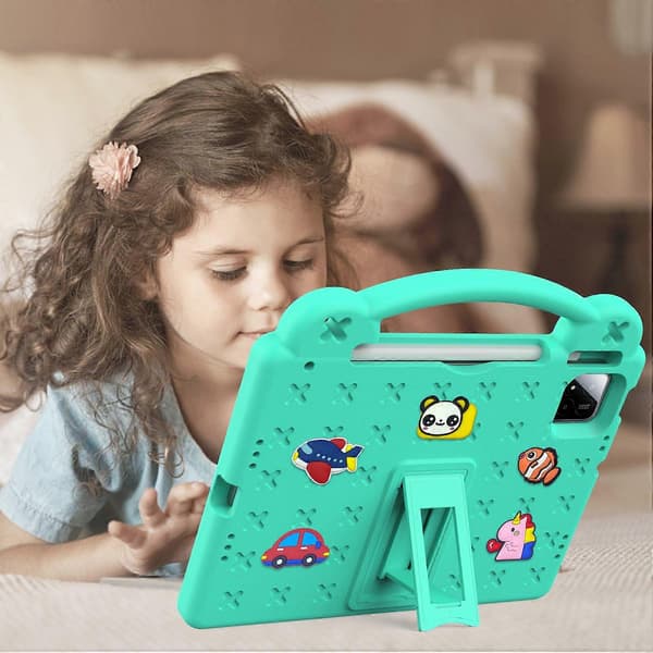 Til Xiaomi Pad 7 Pro/Pad 7 Cover Børne EVA Tablet Cover - Grøn