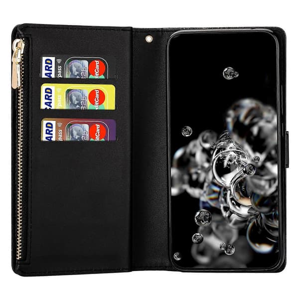 Læder telefoncover med glitteroverflade til Xiaomi Redmi Note 13 Pro 5G/Poco X6 5G