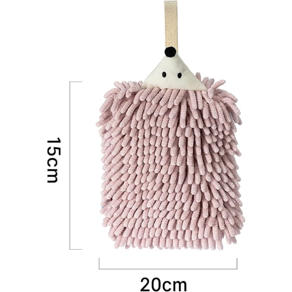 Söpöt pyyhkeet, 2 chenille-pyyhettä, riippuvat keittiöpyyhkeet