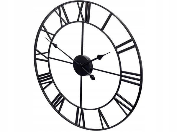Kello / Seinäkello - Roomalaiset numerot - 60cm
