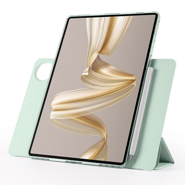 For Huawei MatePad Pro 12.2 (2024) Deksel Sammenleggbart Stativ Magnetisk Lær Tablet Cover