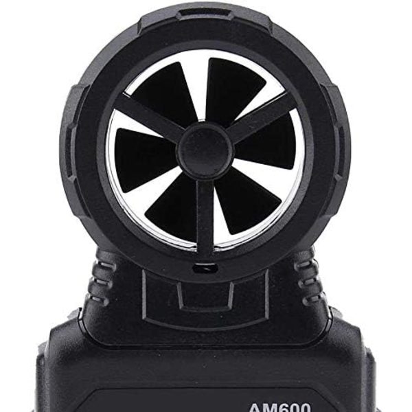 Anemometri, AM600 Herkkä Digitaalinen Anemometri Tuulennopeusnopeusmittari Lämpömittari Taustavalaistulla LCD-mittarilla