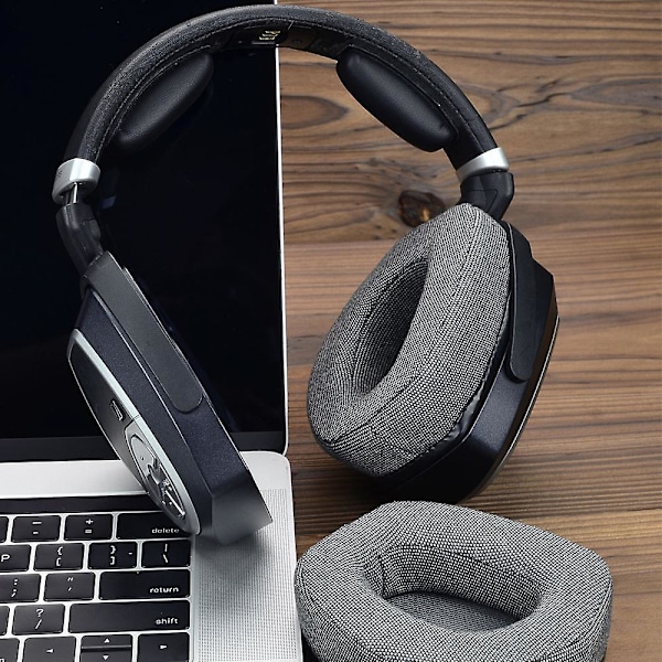 1 par udskiftning ørepuder kompatibel med Sennheiser Hdr Rs165 Rs175 Rs185 Rs195