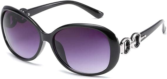 Aurinkolasit unisex Vintage Big Frame Ladies Shades UV400 Aurinkolasit Black