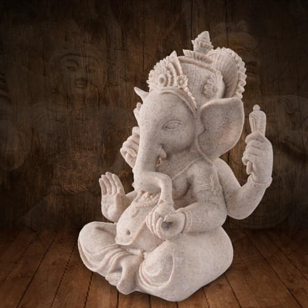 Håndlagde Buddhistiske Håndverk Buddhistisk Elefant Statue Dekorasjon
