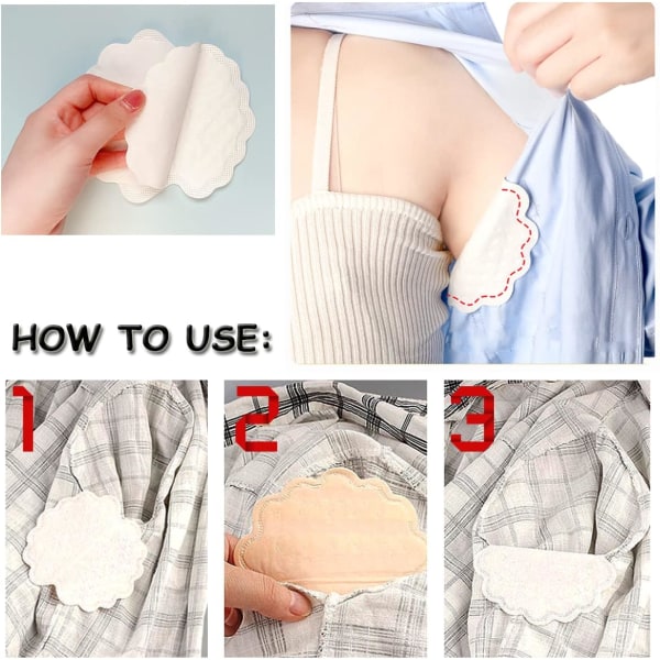60 st armpads, stora självhäftande armpads, engångssvettpads, svettpads