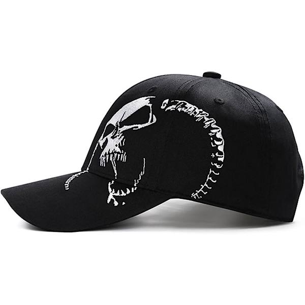 Herr Basebollkeps, Bomull Utomhus Sportkeps Cool Skull Bakknapp Keps Män Kvinnor