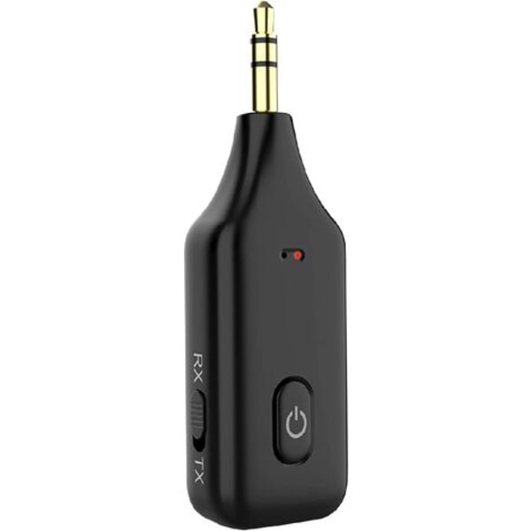 Bluetooth Car Aux Adapter 3,5 mm Jack, Bluetooth V5.1 RX TX Mottagare Sändare Handsfree Bilsats, Bluetooth Sändare för Stereo, Ljud, Bilradio, Bil