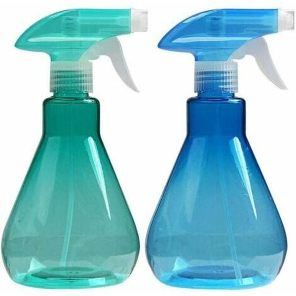 2-pack 500 ml universalsprayflaskor av plast, sprayflaskor för trädgårdssprutor för vattning av växter och blommor eller för rengöring av huset