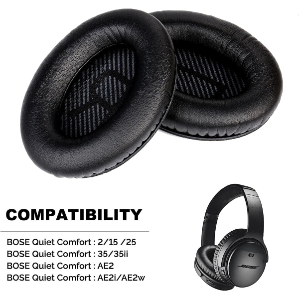 Reservedeler for øreputer Kompatibel med Bose Quiet Comfort 35 25 15 2 Bose QC2 QC35 QC25 QC15