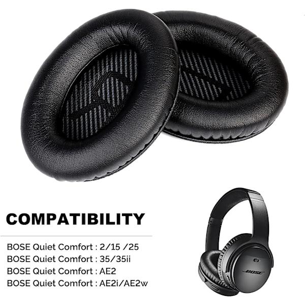 Udskiftning af ørepuder, der er kompatible med Bose Quiet Comfort 35 25 15 2 Bose QC2 QC35 QC25 QC15