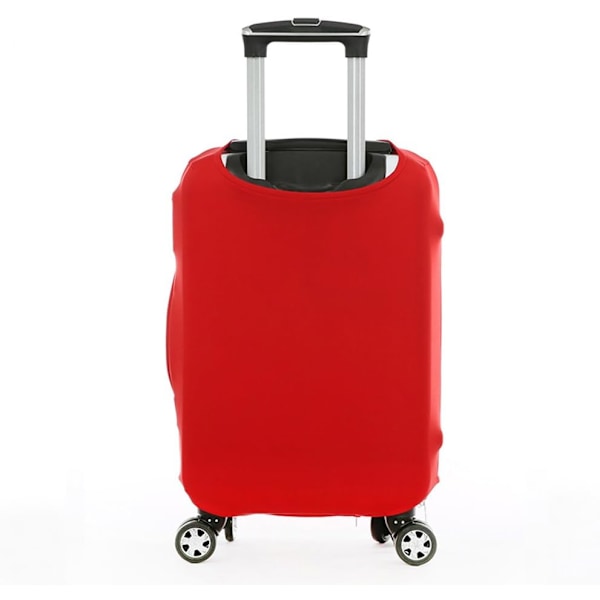 Tjock Anti-damm Resväska Skyddande Överdrag Elastisk Enfärgad Resväska Överdrag Red XL