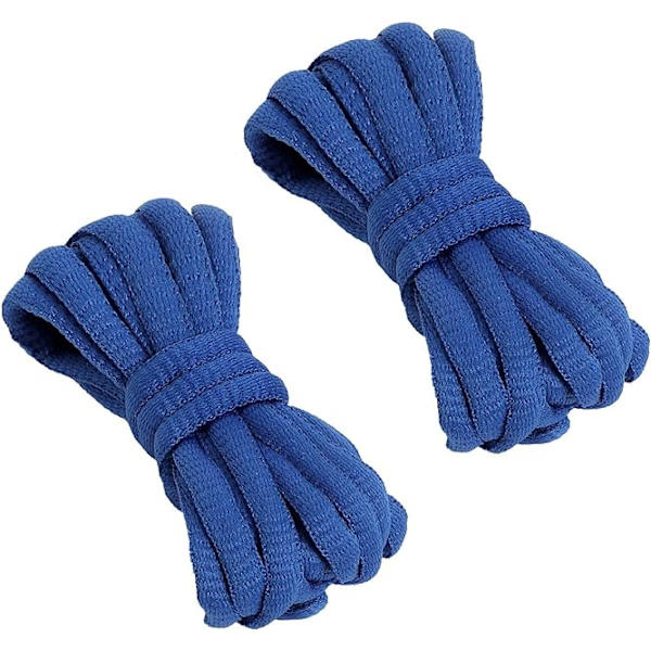 Ovale skolisser, 100 cm skolisser ovale til løbesko, basketballsko og sneakers - 1 par Navy blue