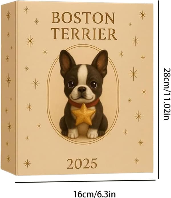2025 Terrier-joulukalenteri 2D 24 päivän akryyliriipukset