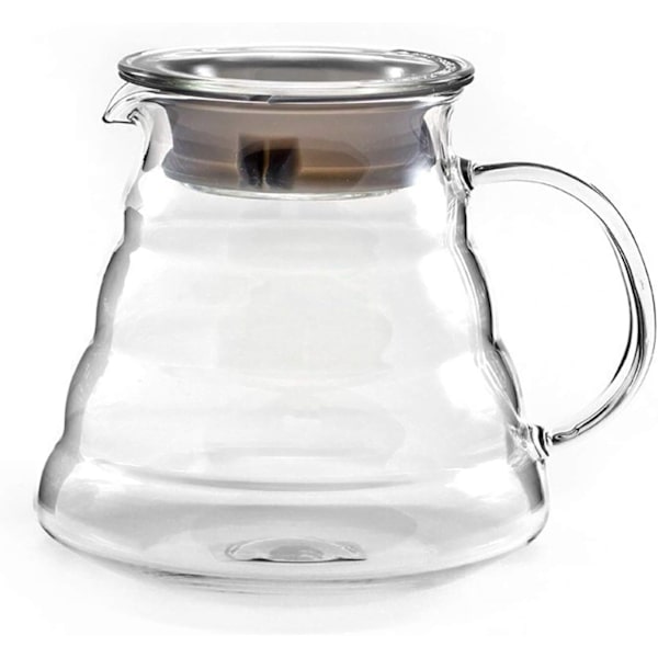 600 ml kaffekanna, standard kaffekanna i glas, kaffekanna, transparent